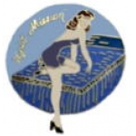 NIGHT MISSION NOSE ART PIN DX